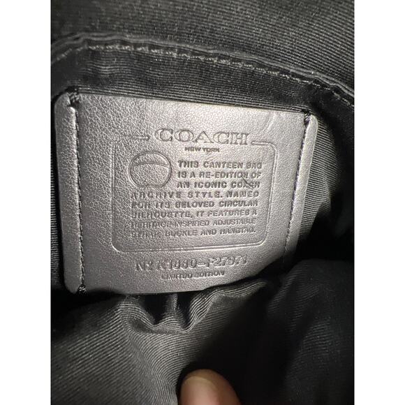 Coach Canteen Bag, Limited Edition Archive Re-Edition, Black, No. K1880-F27971 - Picture 12 of 16
